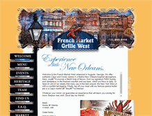 Tablet Screenshot of frenchmarketwest.com